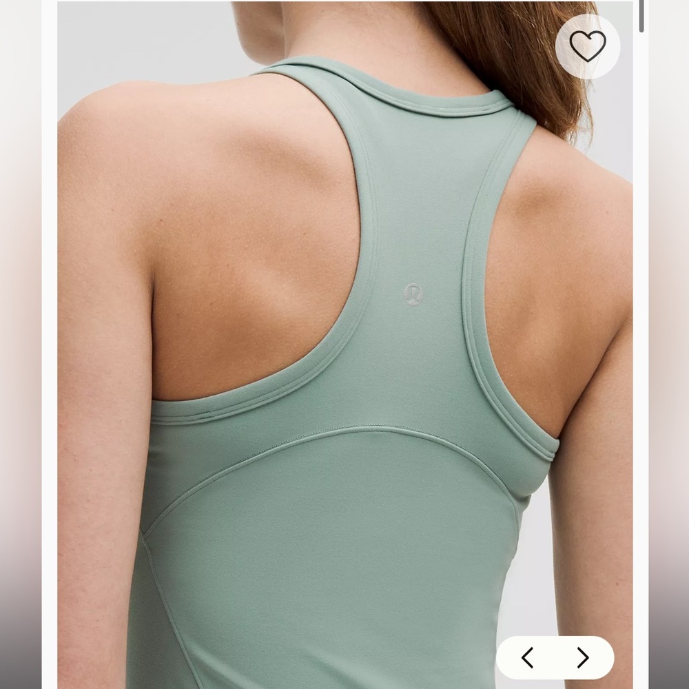 Lululemon Align™ Waist-Length Racerback Tank Top size 2 ‘Crater Blue’ - Picture 4 of 4